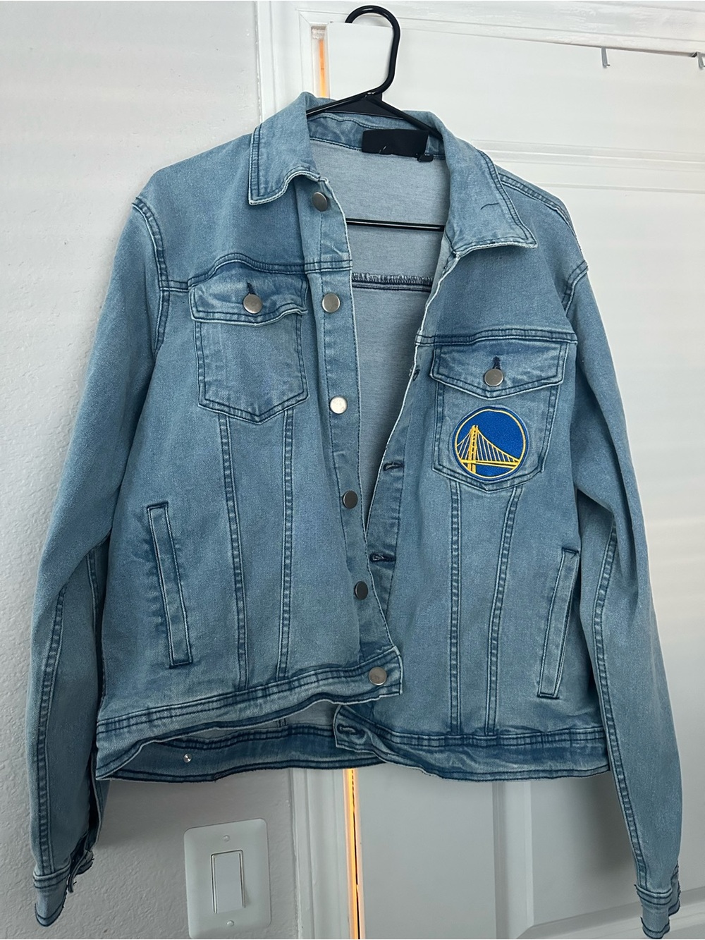 Golden State Warriors denim jacket